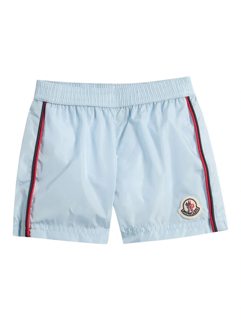 Moncler Kids' Tricolor Trim Swim Trunks